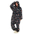 Snuggs Blanket Onesie Black monster